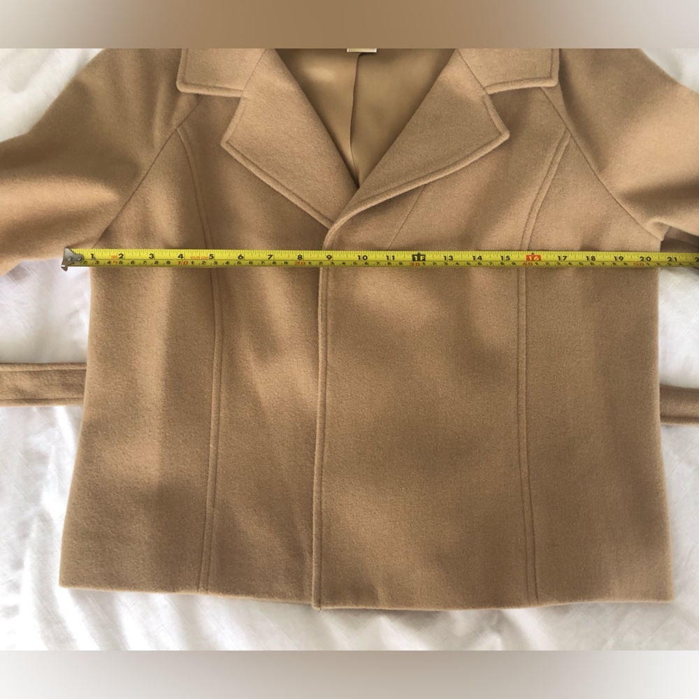 NWT Michael Kors 3/4 sleeve belted wool jacket blazer - Picture 8 of 11